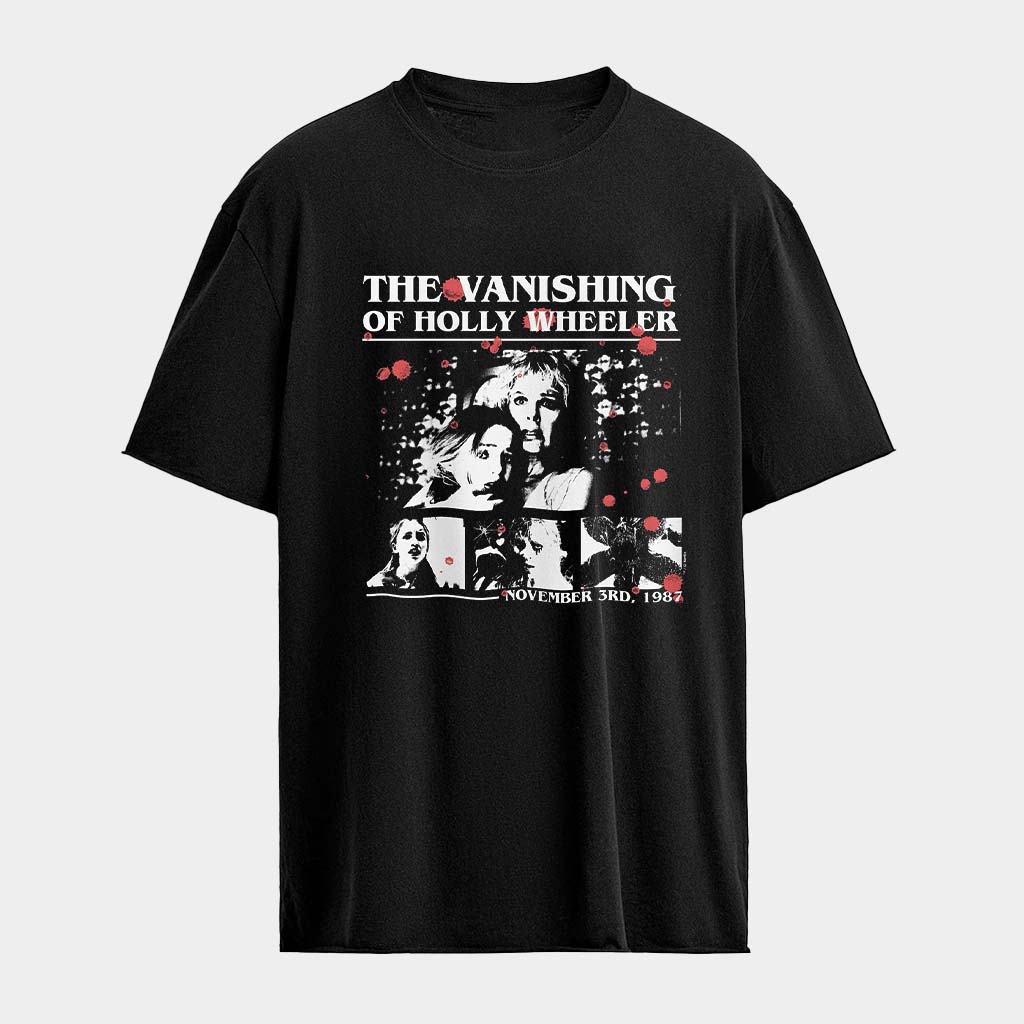 Stranger Things 5 The Vanishing Of Holly Wheeler T-shirt Stranger Things Clothing Gifts for Him