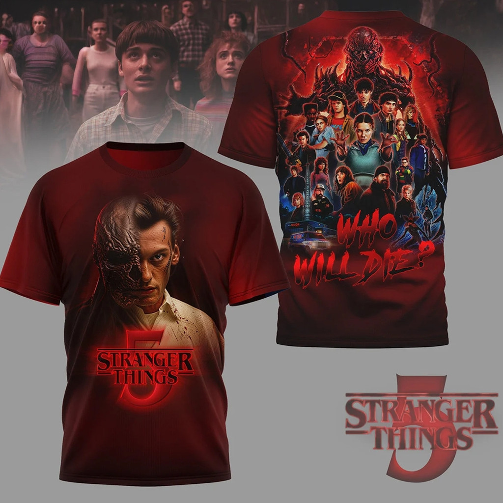 Stranger Things 5 Who Will Die Character Shirt Fan Merch Gifts For Friends Stranger Things 5 Who Will Die Character Shirt Fan Merch Gifts For Friends