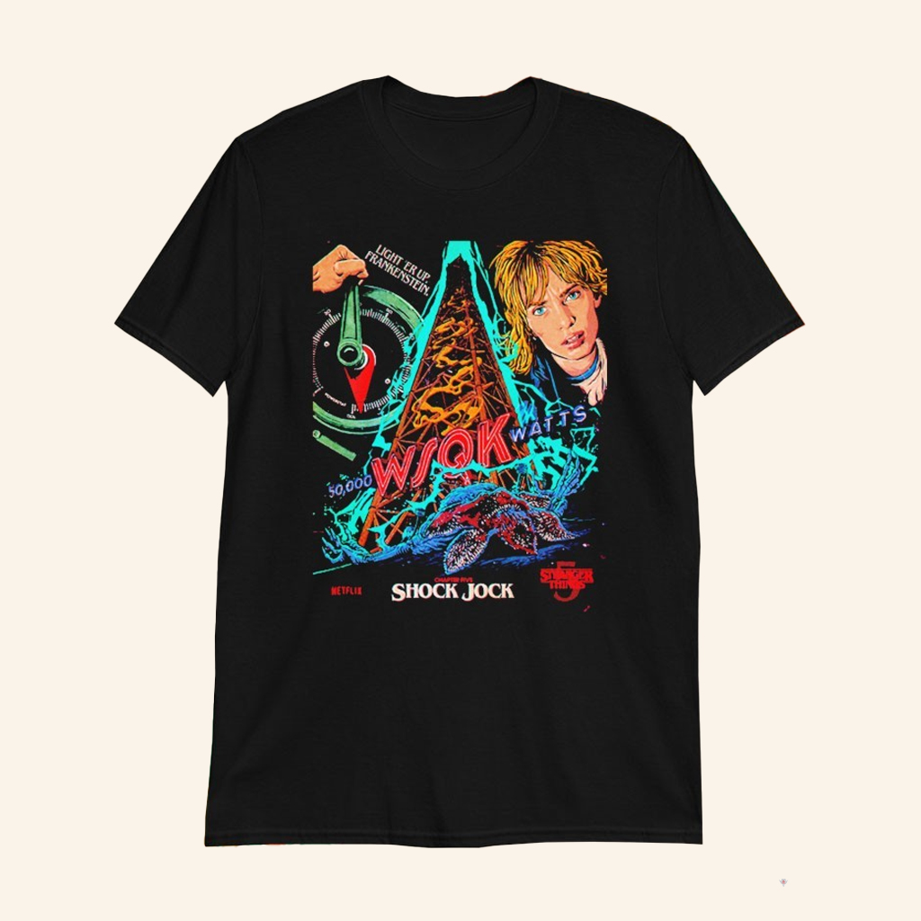 Stranger Things 5 x Billy Butcher Chapter 5 Shock Jock T-Shirt Stranger Things Merch Fan Gifts Stranger Things 5 x Billy Butcher Chapter 5 Shock Jock T-Shirt Stranger Things Merch Fan Gifts
