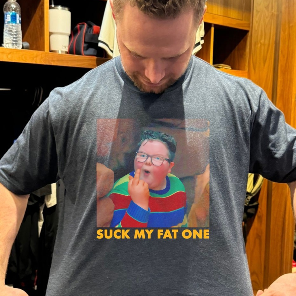 Stranger Things Derek Turnbow Suck My Fat One Photo Shirt Stranger Things Merch Him Gifts