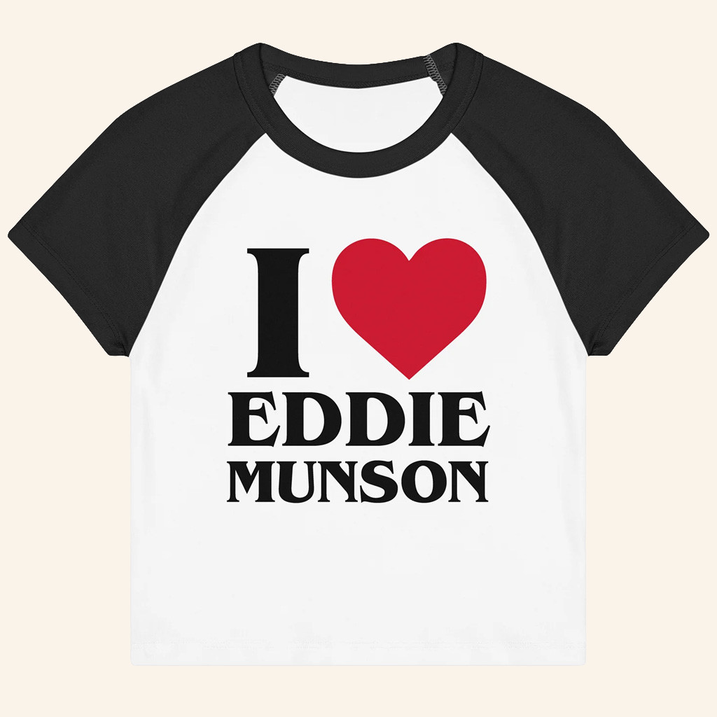 Stranger Things Eddie Munson Merch I Heart Eddie Munson T-Shirt Gifts For Her