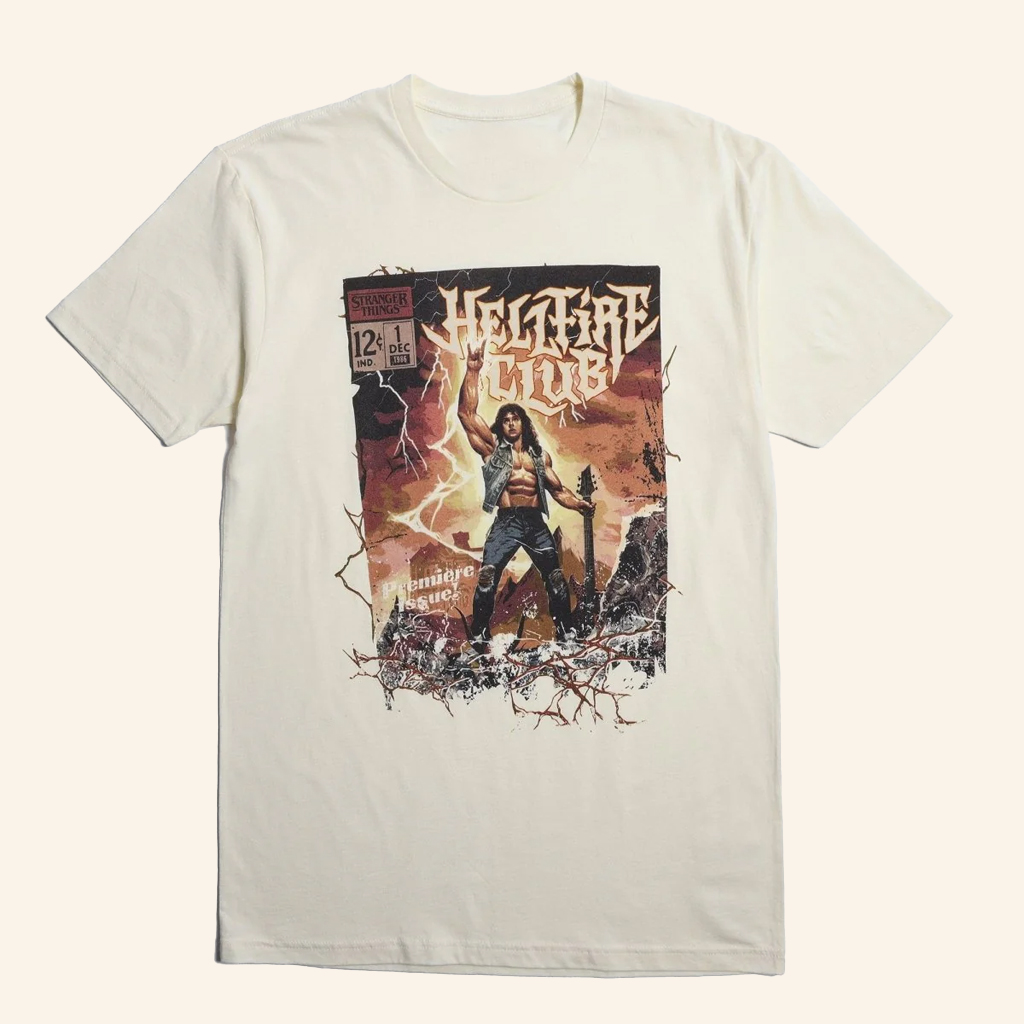 Stranger Things Hellfire Club Comic Book T-Shirt Stranger Things Merch Gifts For Fans Stranger Things Hellfire Club Comic Book T-Shirt Stranger Things Merch Gifts For Fans