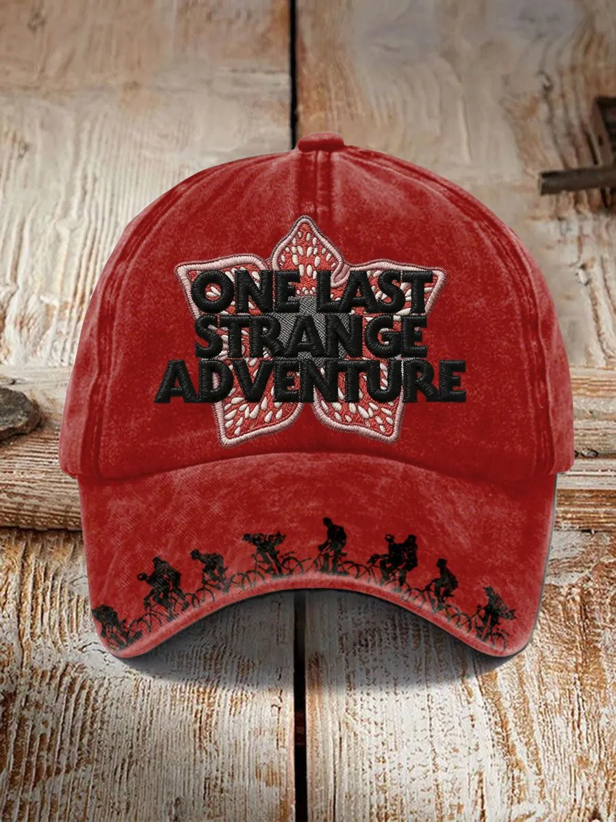 Stranger Things Merch 2025 Hat One Last Strange Adventure Cap Stranger Things Lover Gifts