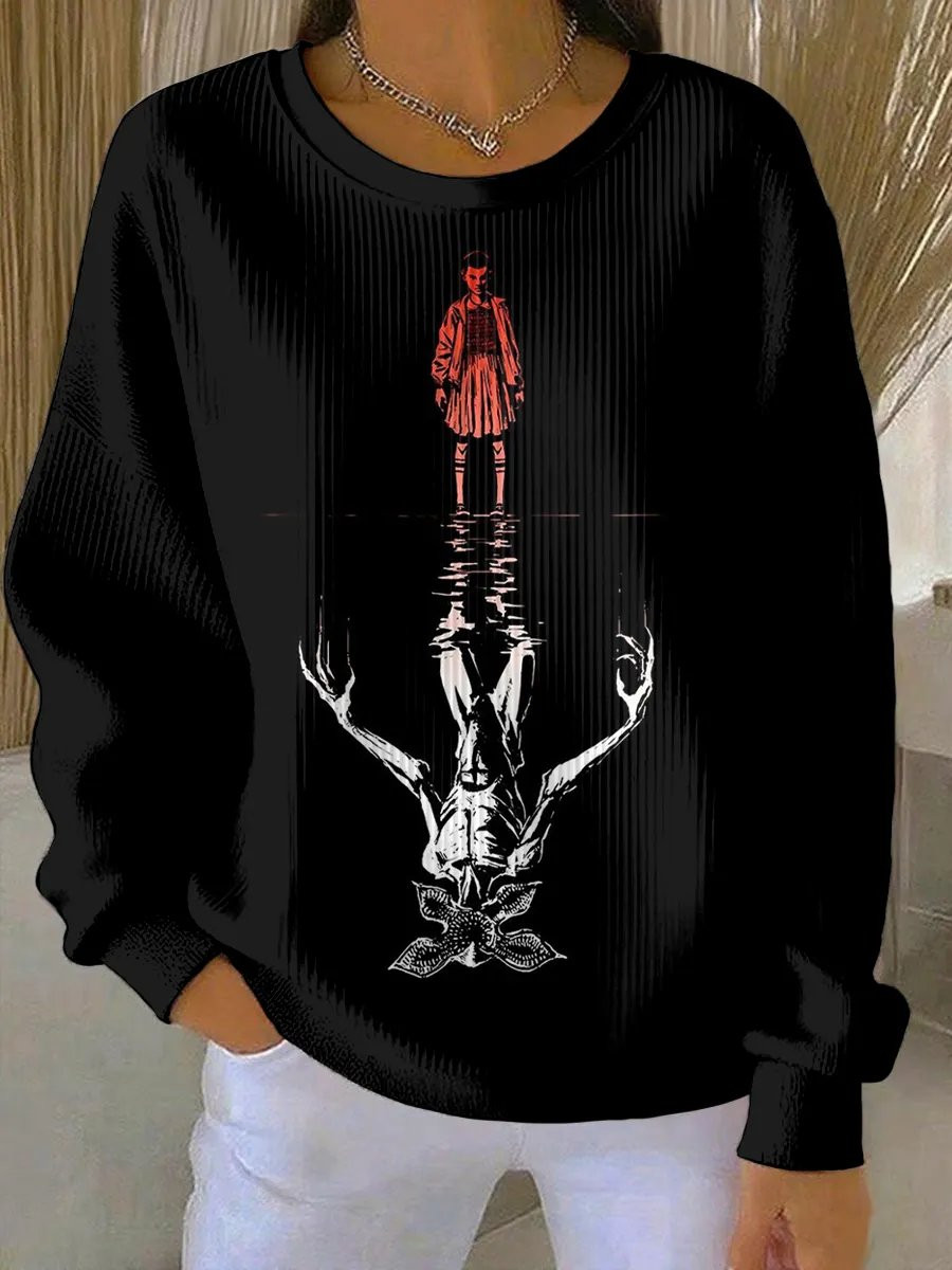 Stranger Things Merch 2025 Sweatshirt Demogorgon The Upside Down Sweatshirt Gifts For Women