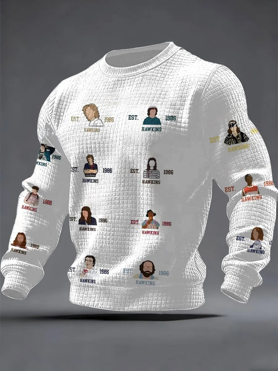 Stranger Things Merch 2025 Sweatshirt Stranger Things Characters Fantasy Apparel Gift Ideas