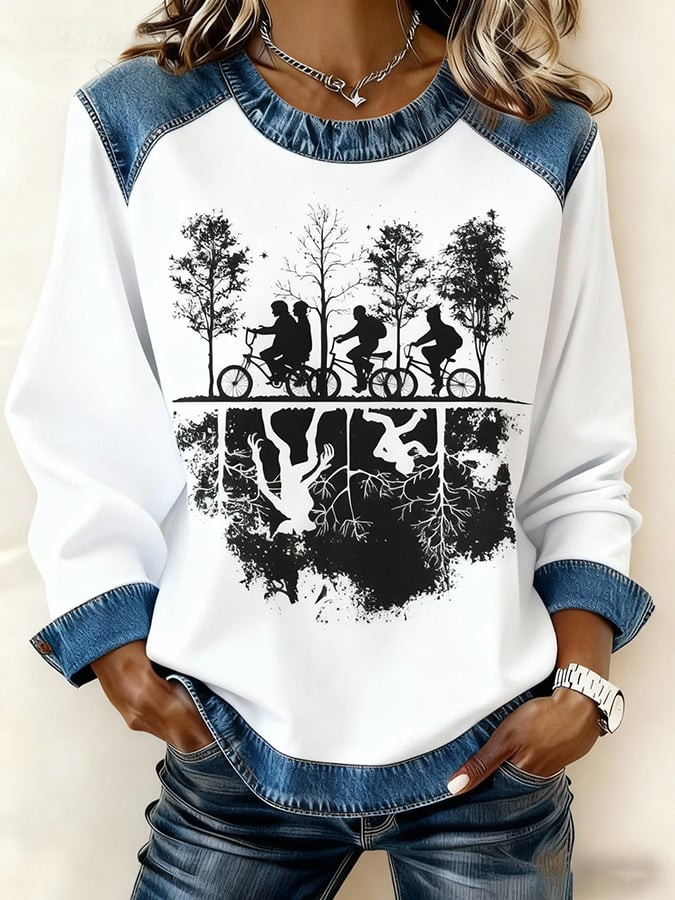 Stranger Things Merch 2025 Sweatshirt Stranger Things The Upside Down Clothing Gift For Sister