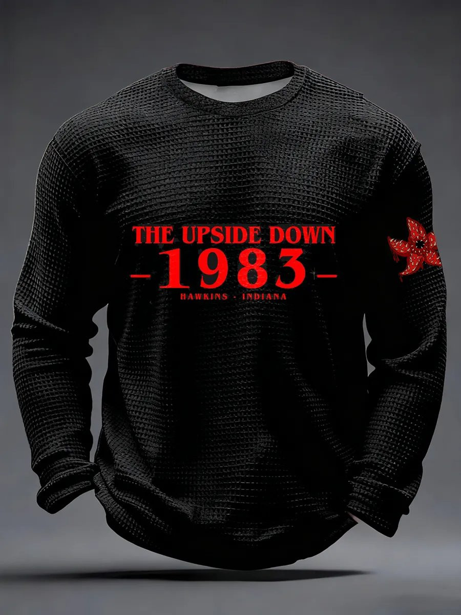 Stranger Things Merch 2025 Sweatshirt The Upside Down 1983 Hawkins Indiana Sweatshirt Gifts