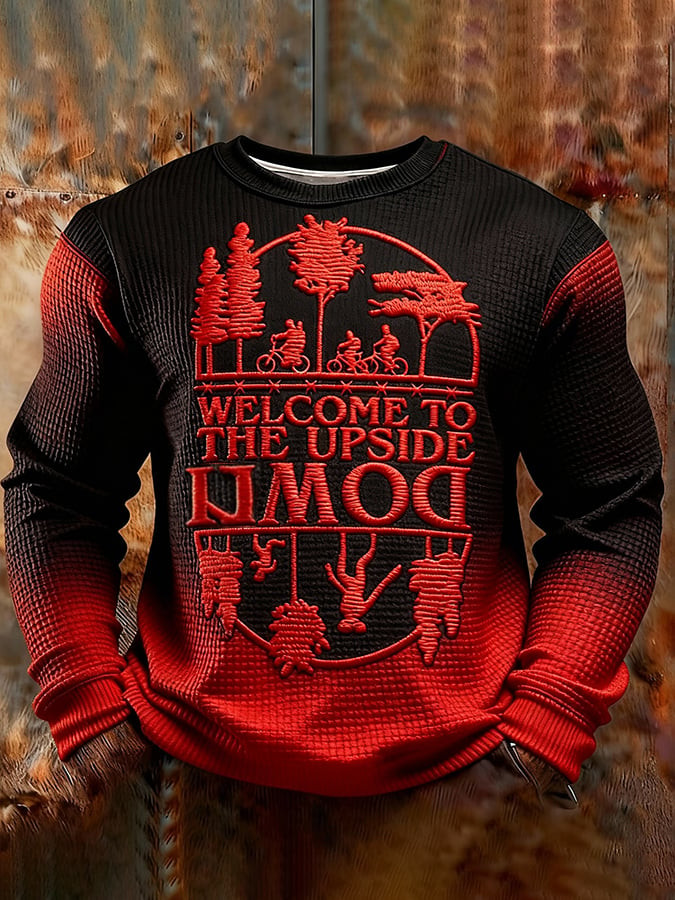 Stranger Things Merch 2025 Sweatshirt Welcome To The Upside Down Fantasy Apparel Best Xmas Gift