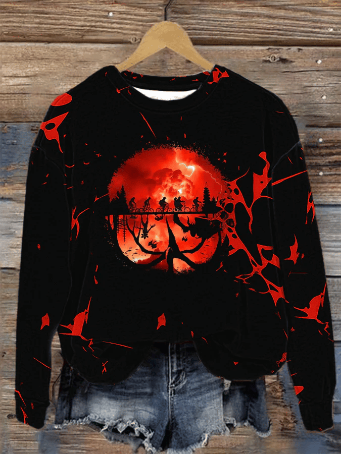 Stranger Things Merch 2025 Sweatshirt Welcome To The Upside Down Stranger Things Clothing Gifts