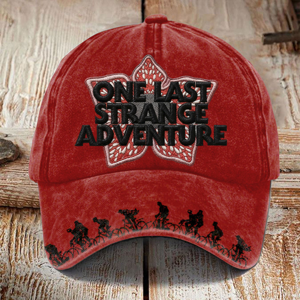Stranger Things Merch Hat One Last Strange Adventure Cap Christmas Gifts For Enthusiasts