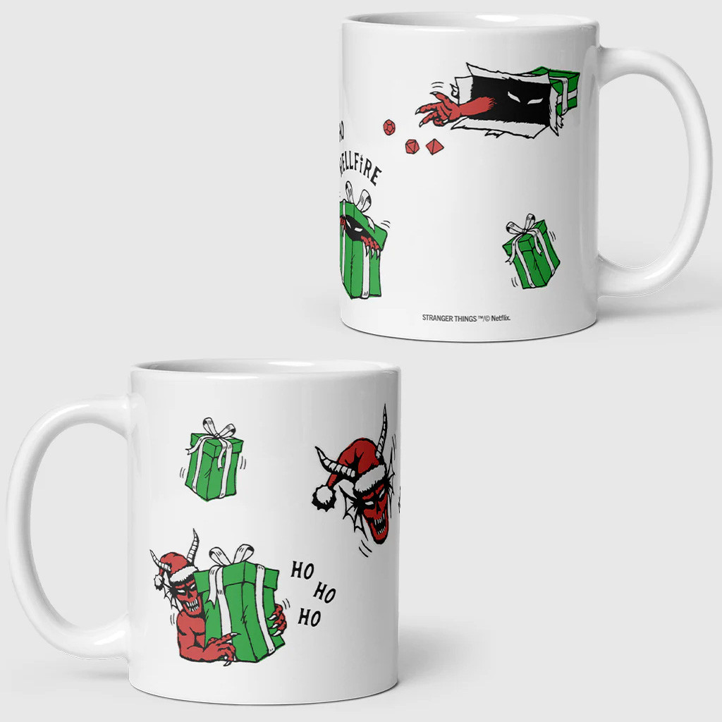 Stranger Things Merch Hellfire Club Ho Ho Hellfire Holiday Mug Christmas Gifts For Husband Stranger Things Merch Hellfire Club Ho Ho Hellfire Holiday Mug Christmas Gifts For Husband