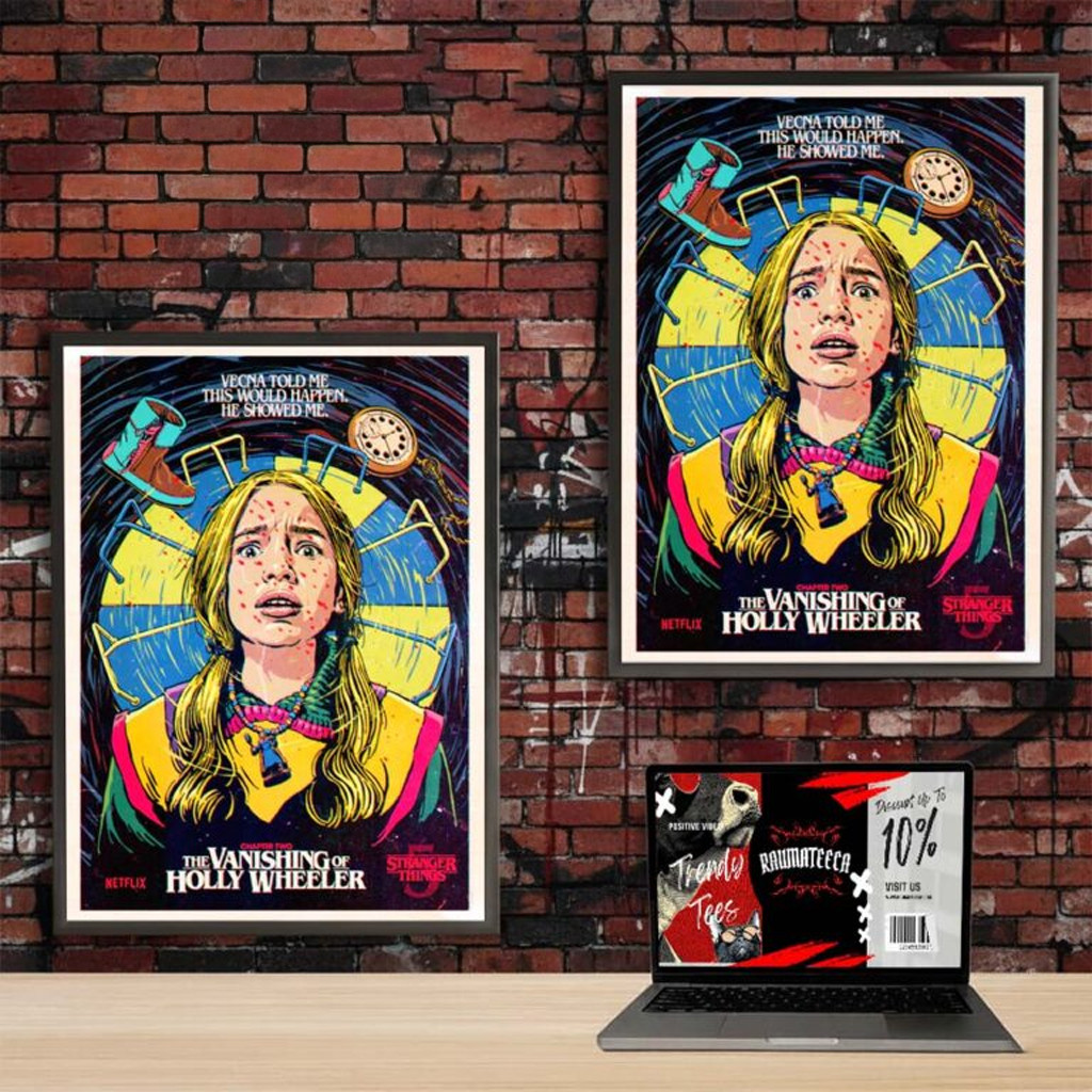 Stranger Things Merch Season 5 x Butcher Billy The Vanishing Of Holly Wheeler Poster Decor Stranger Things Merch Season 5 x Butcher Billy The Vanishing Of Holly Wheeler Poster Decor