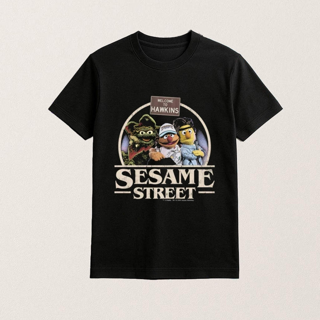 Stranger Things Merch Sesame Street Shirt Great Gifts For Boyfriend Stranger Things Merch Sesame Street Shirt Great Gifts For Boyfriend