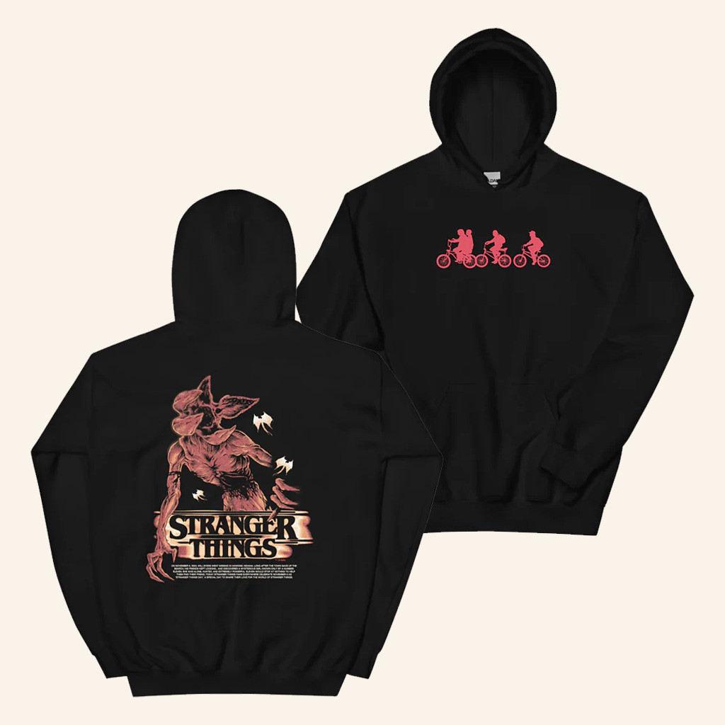 Stranger Things Merch Stranger Things Demogorgon Hoodie Christmas Present For Dad Stranger Things Merch Stranger Things Demogorgon Hoodie Christmas Present For Dad