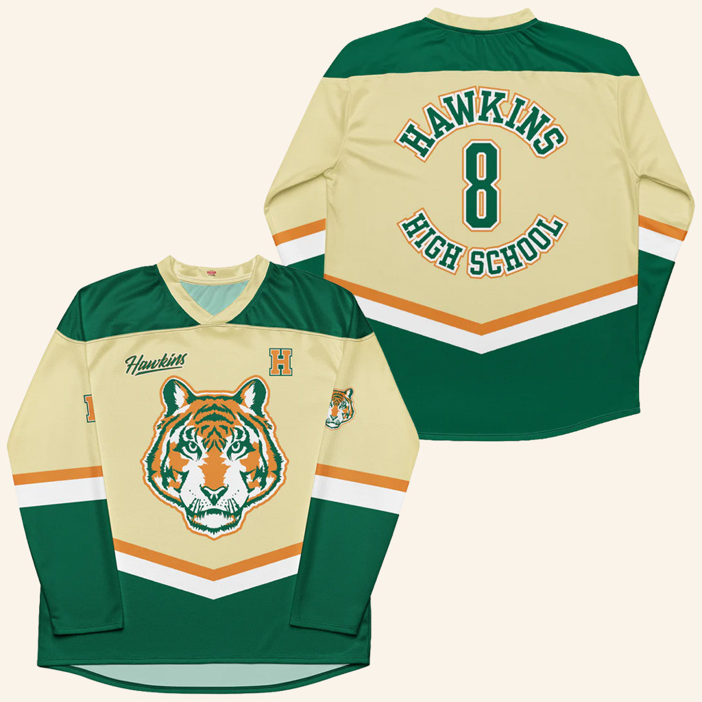 Stranger Things Merch Stranger Things Hawkins High Hockey Jersey Best Gifts For Husband Stranger Things Merch Stranger Things Hawkins High Hockey Jersey Best Gifts For Husband