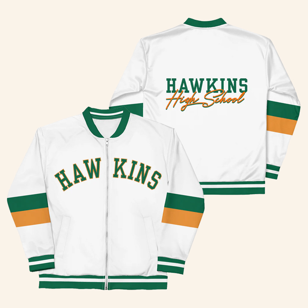 Stranger Things Merch Stranger Things Hawkins High School Varsity Jacket Best Gifts For Friends