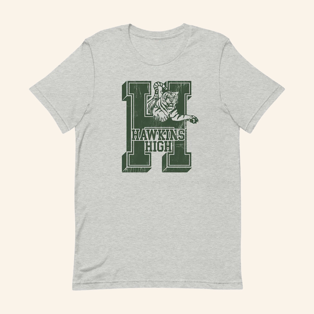 Stranger Things Merch Stranger Things Hawkins High Vintage T-Shirt Best Gifts For Dad