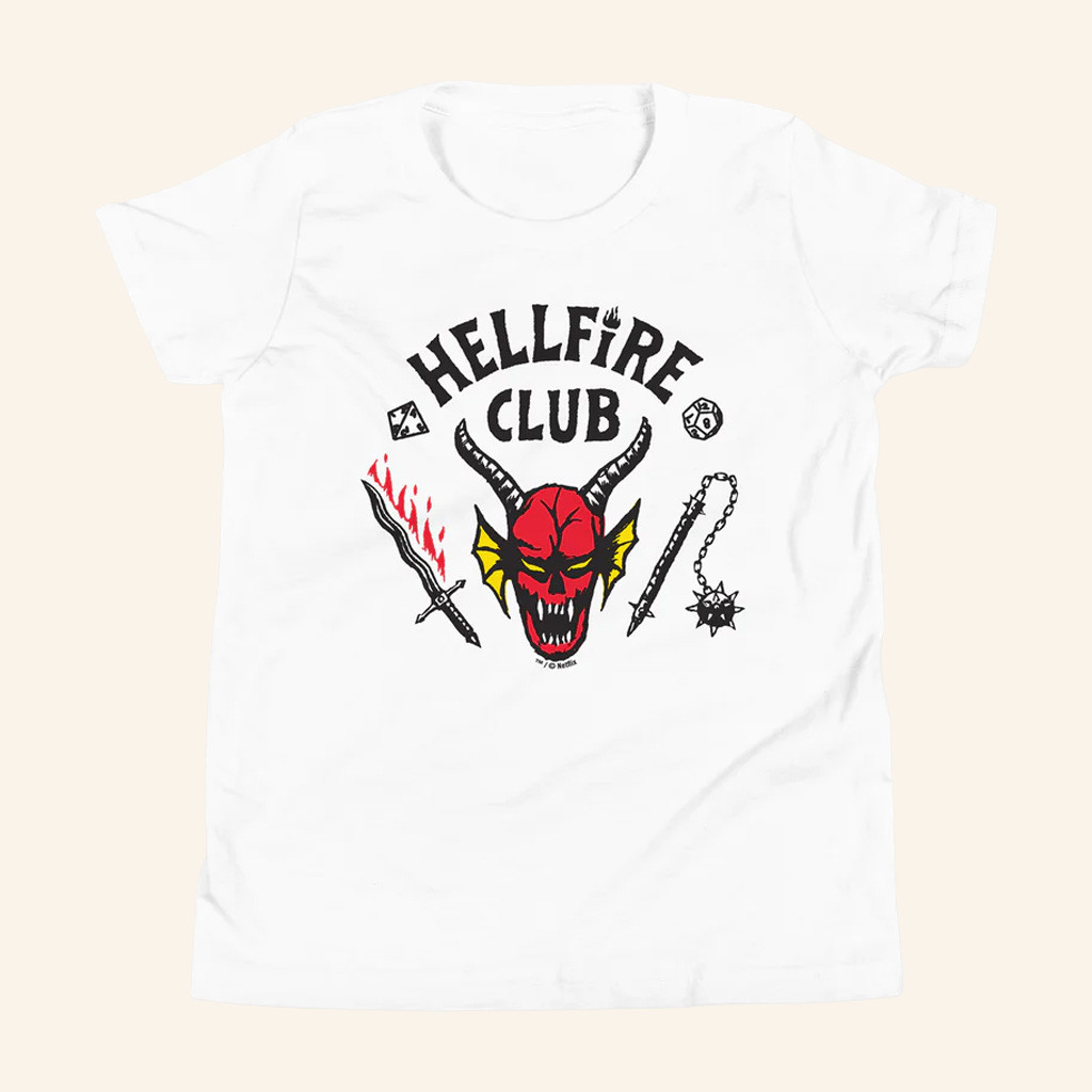 Stranger Things Merch Stranger Things Hellfire Club T-Shirt Christmas Present For Husband