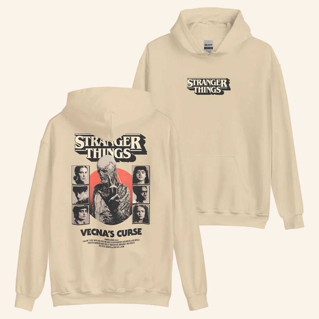 Stranger Things Merch Stranger Things Hoodie Vecna's Curse Hoodie Present For Friends Stranger Things Merch Stranger Things Hoodie Vecna's Curse Hoodie Present For Friends