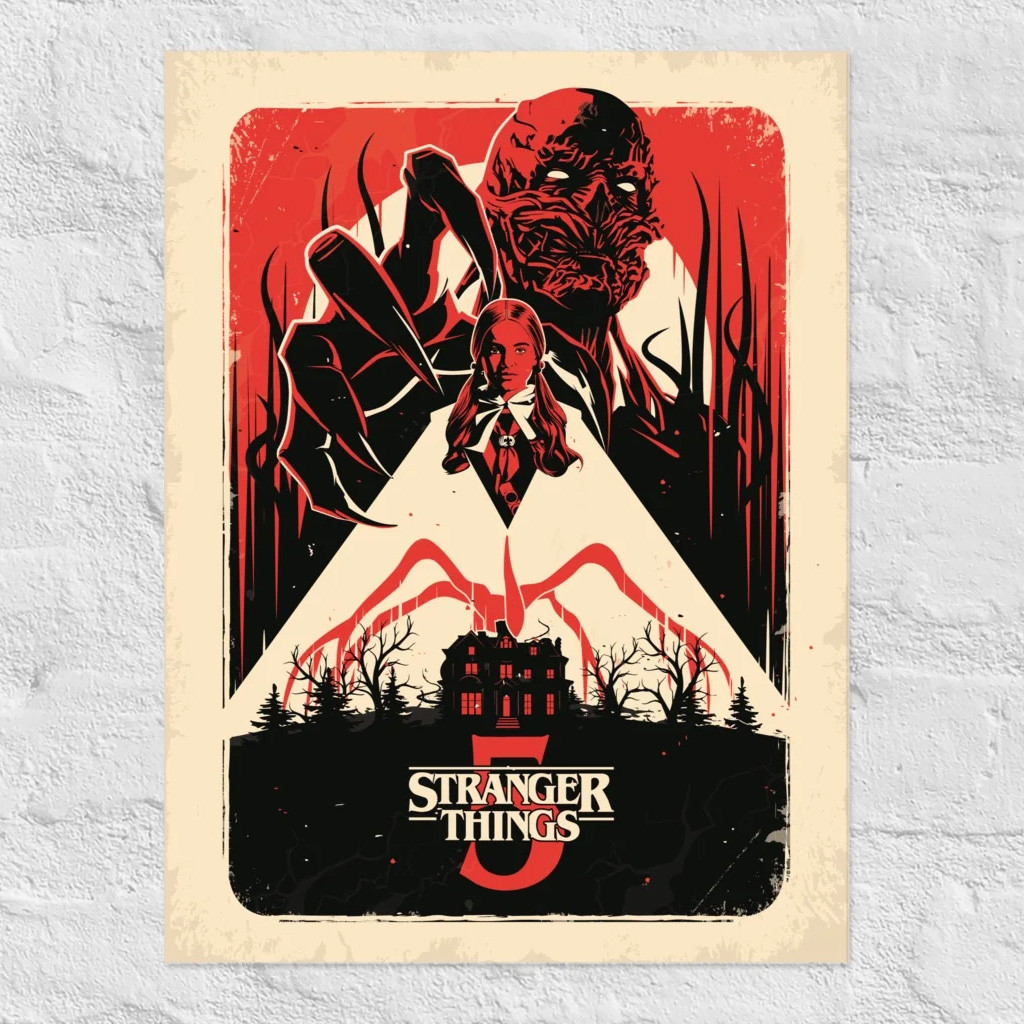Stranger Things Merch Stranger Things Poster Season 5 Vecna Poster Home Wall Decor Stranger Things Merch Stranger Things Poster Season 5 Vecna Poster Home Wall Decor