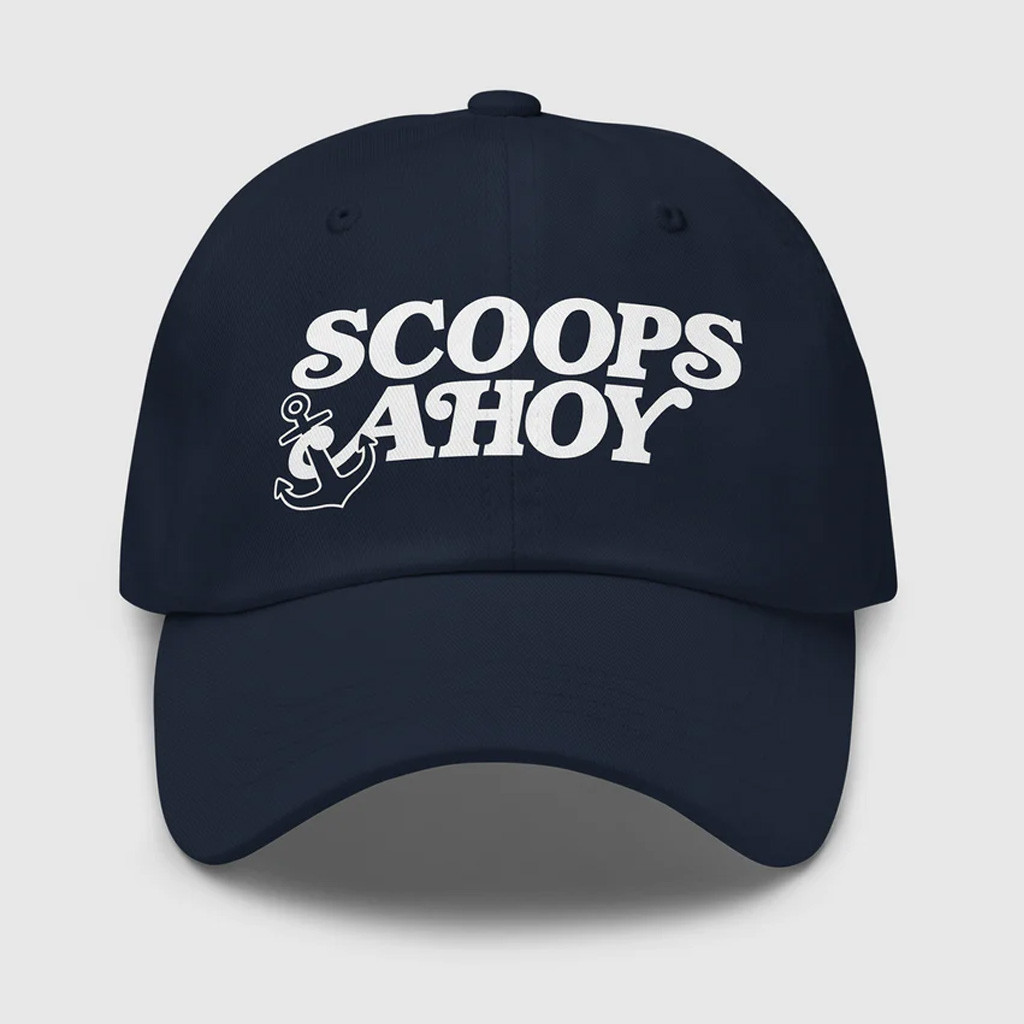 Stranger Things Merch Stranger Things Scoops Ahoy Logo Embroidered Hat Gifts For Him Stranger Things Merch Stranger Things Scoops Ahoy Logo Embroidered Hat Gifts For Him