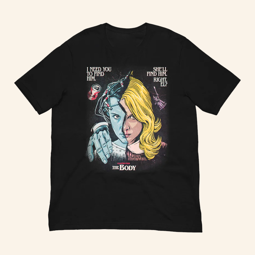 Stranger Things Merch Stranger Things Season 1 x Butcher Billy The Body T-Shirt Gifts For Her