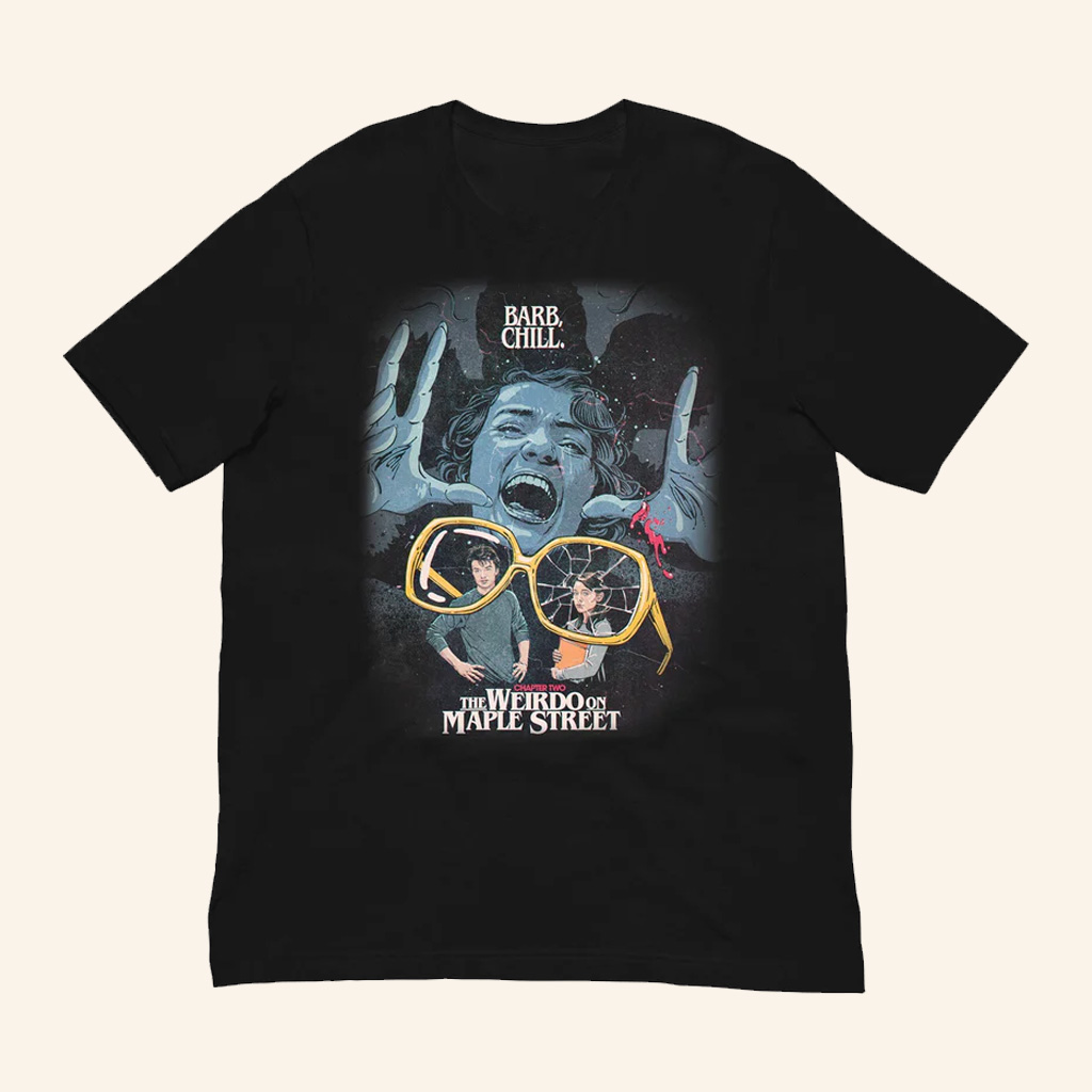 Stranger Things Merch Stranger Things Season 1 x Butcher Billy Weirdo on Maple Street T-Shirt Stranger Things Merch Stranger Things Season 1 x Butcher Billy Weirdo on Maple Street T-Shirt