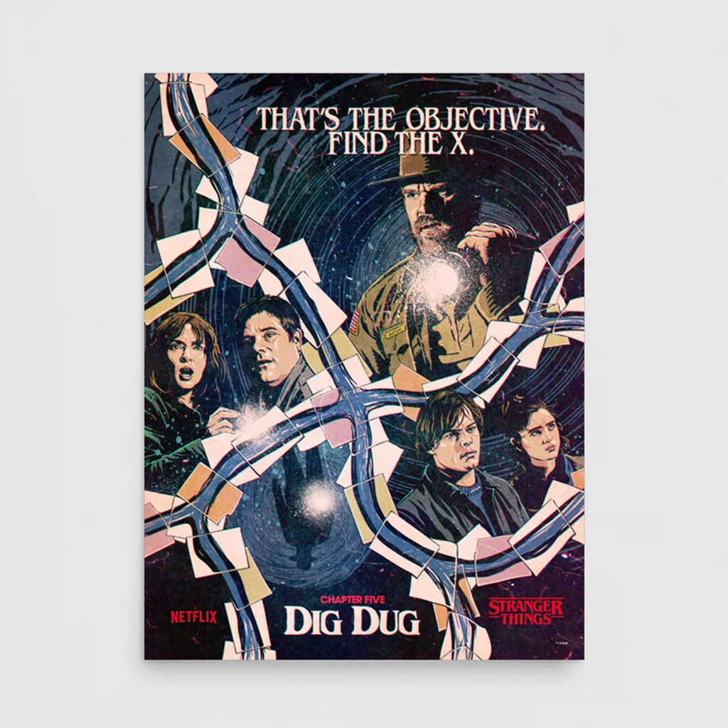 Stranger Things Merch Stranger Things Season 2 x Butcher Billy Dig Dug Poster Wall Art Decor Stranger Things Merch Stranger Things Season 2 x Butcher Billy Dig Dug Poster Wall Art Decor