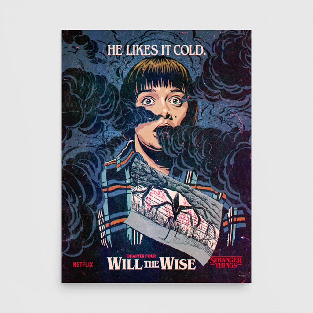 Stranger Things Merch Stranger Things Season 2 x Butcher Billy Will the Wise Poster Decor Stranger Things Merch Stranger Things Season 2 x Butcher Billy Will the Wise Poster Decor