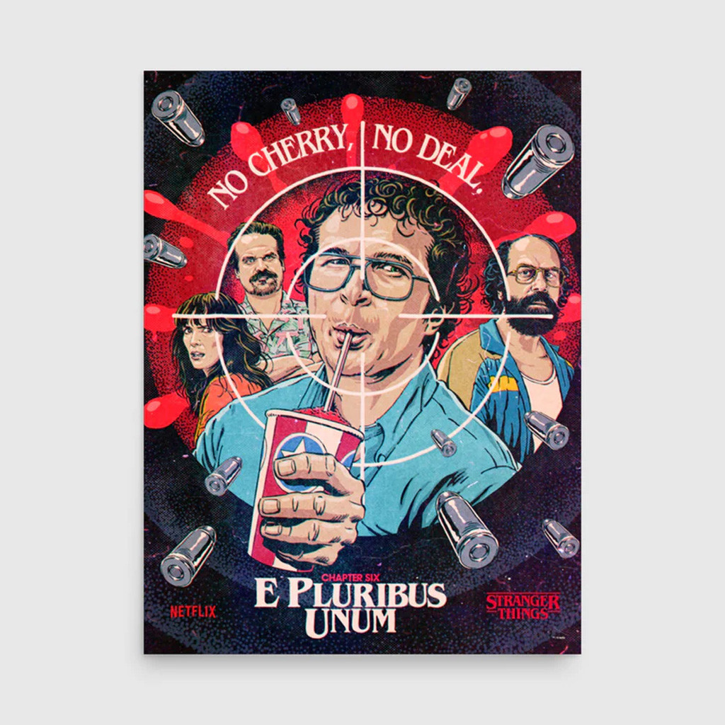 Stranger Things Merch Stranger Things Season 3 x Butcher Billy E Pluribus Unum Poster Decor Stranger Things Merch Stranger Things Season 3 x Butcher Billy E Pluribus Unum Poster Decor