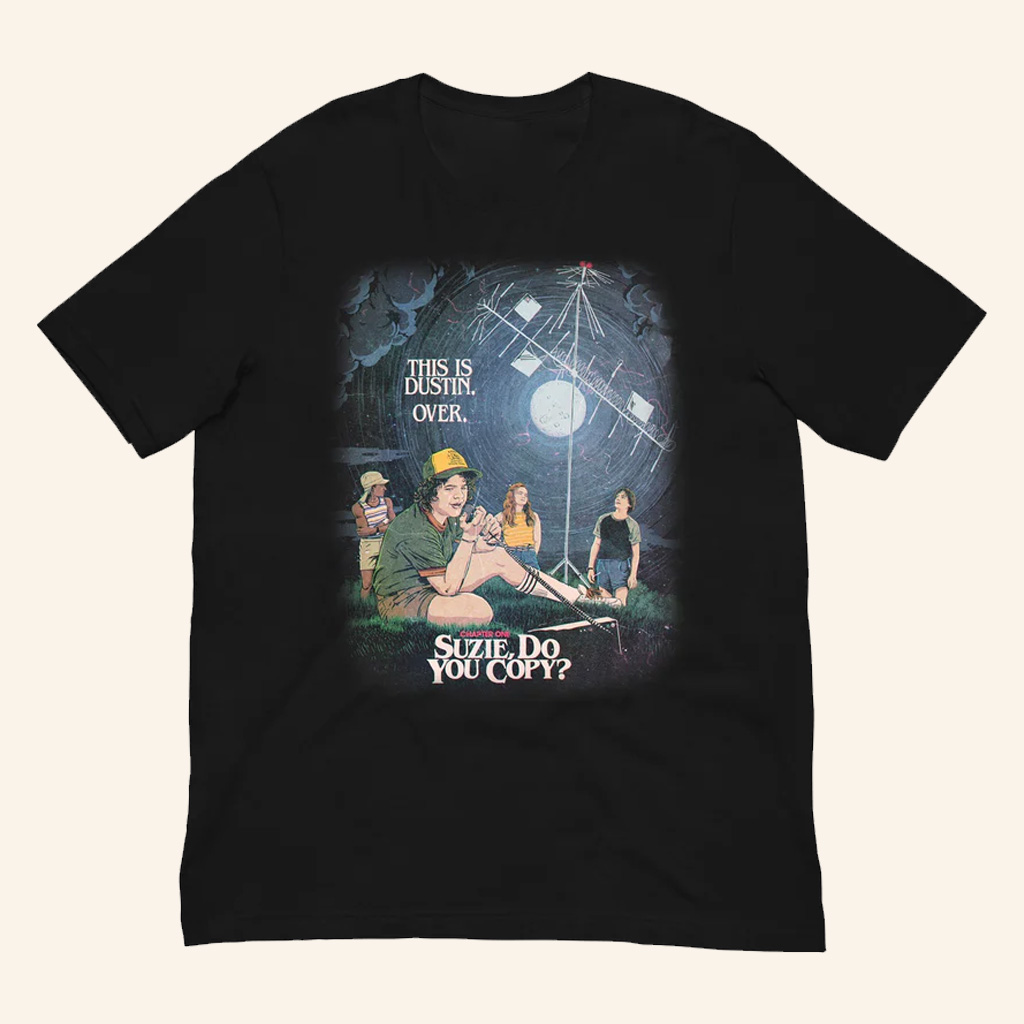 Stranger Things Merch Stranger Things Season 3 x Butcher Billy Suzie Do You Copy T-Shirt Stranger Things Merch Stranger Things Season 3 x Butcher Billy Suzie Do You Copy T-Shirt