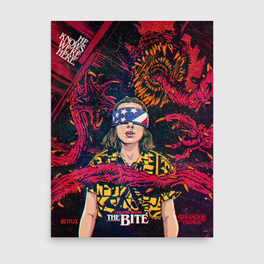 Stranger Things Merch Stranger Things Season 3 x Butcher Billy The Bite Poster Wall Decor Stranger Things Merch Stranger Things Season 3 x Butcher Billy The Bite Poster Wall Decor