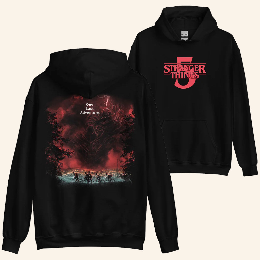Stranger Things Merch Stranger Things Season 5 One Last Adventure Hoodie Dad Gifts Stranger Things Merch Stranger Things Season 5 One Last Adventure Hoodie Dad Gifts