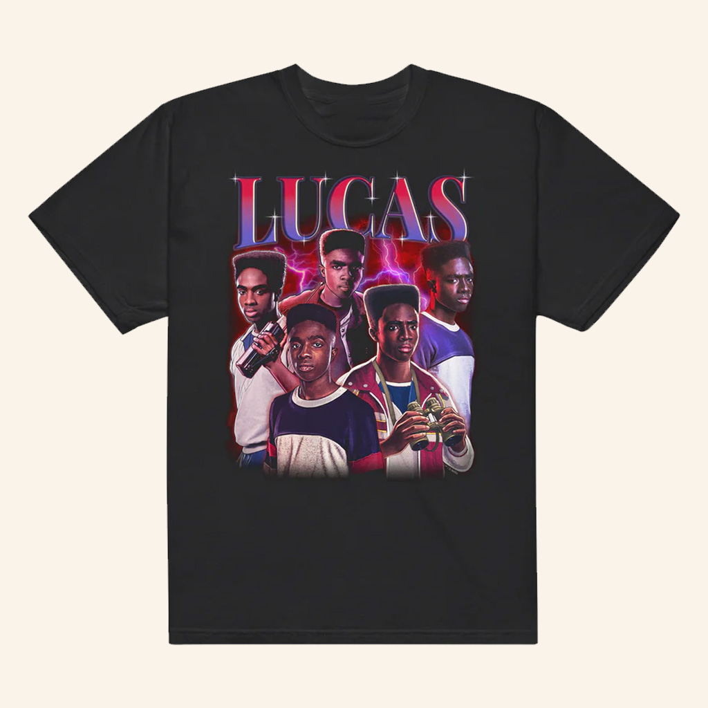 Stranger Things Merch Stranger Things T-Shirt Lucas Heartthrob Shirt Gifts For Dudes
