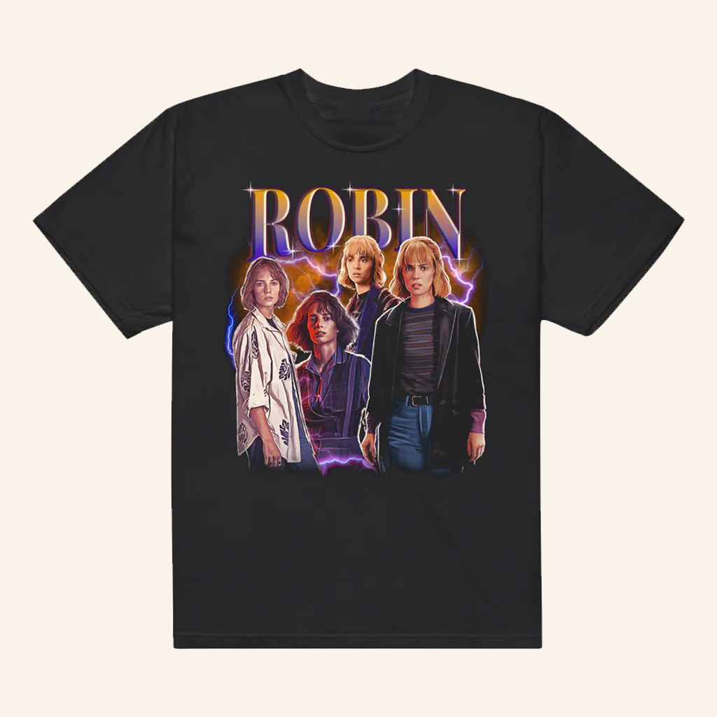 Stranger Things Merch Stranger Things T-Shirt Robin Heartthrob Shirt Gifts For Son