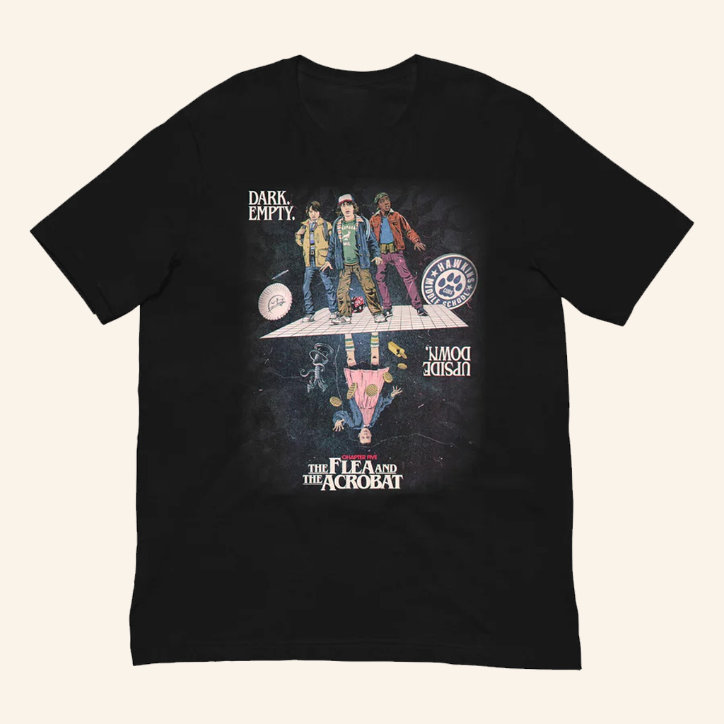 Stranger Things Merch Stranger Things x Butcher Billy Season 1 The Flea and The Acrobat T-Shirt