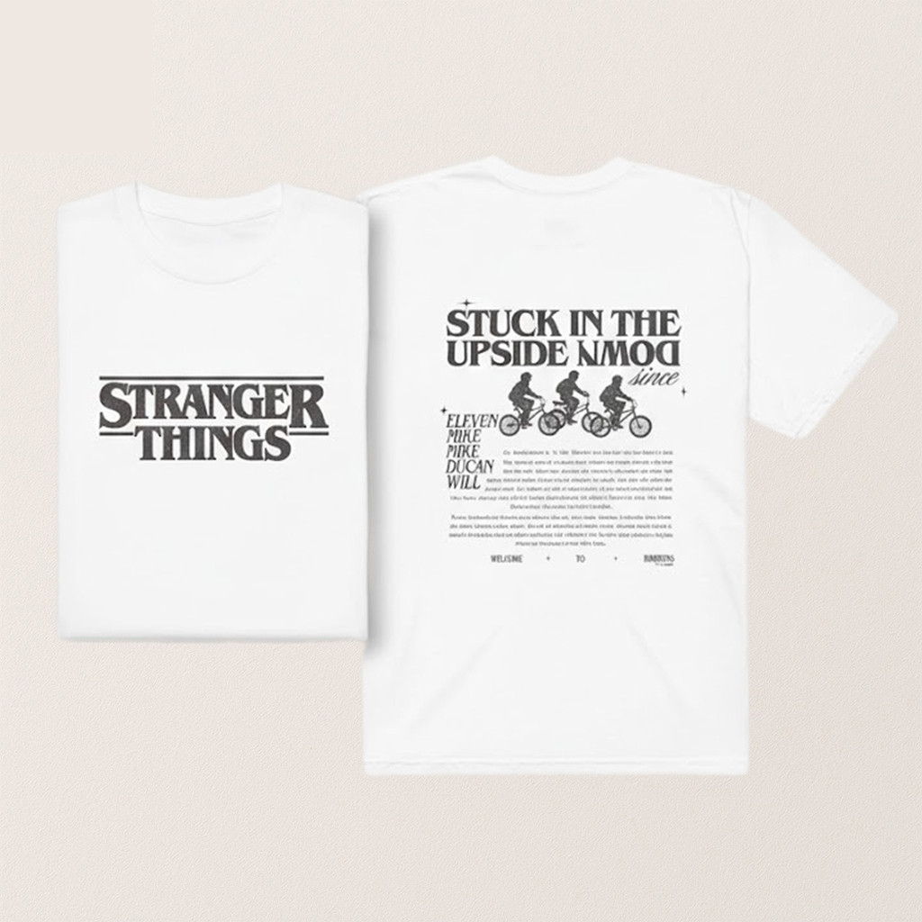 Stranger Things Merch Stuck In The Upside Down Shirt Stranger Things Fan Gifts