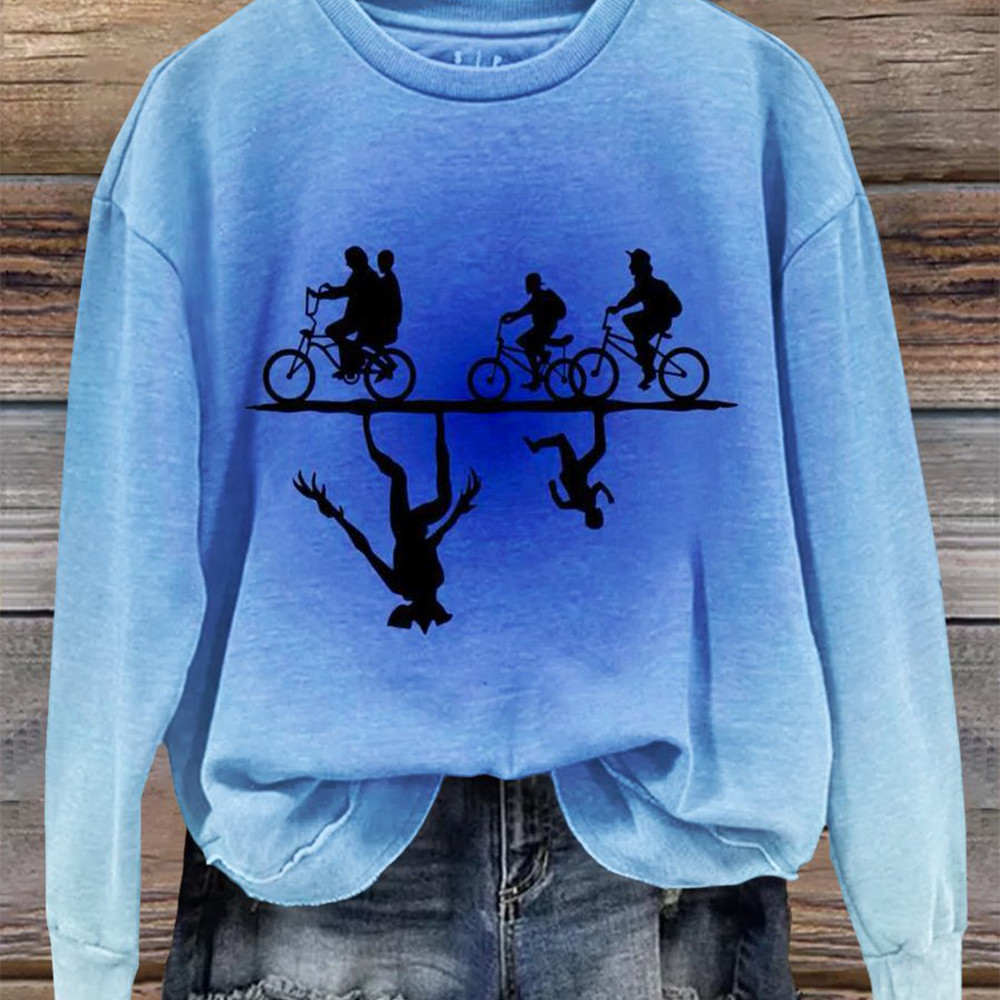 Stranger Things Merch Sweatshirt Demogorgon Upside Down Clothing Fantasy Fan Gifts