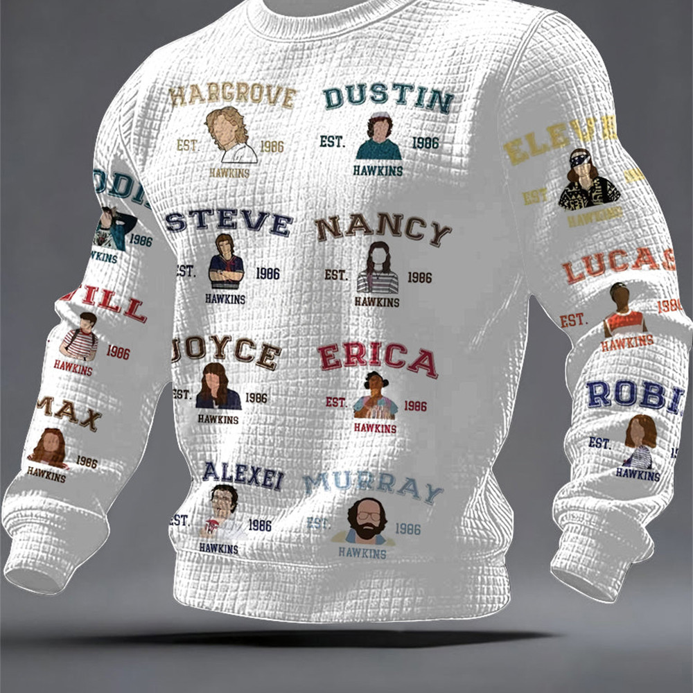 Stranger Things Merch Sweatshirt Fan Favourites Stranger Things Apparel Movie Gifts