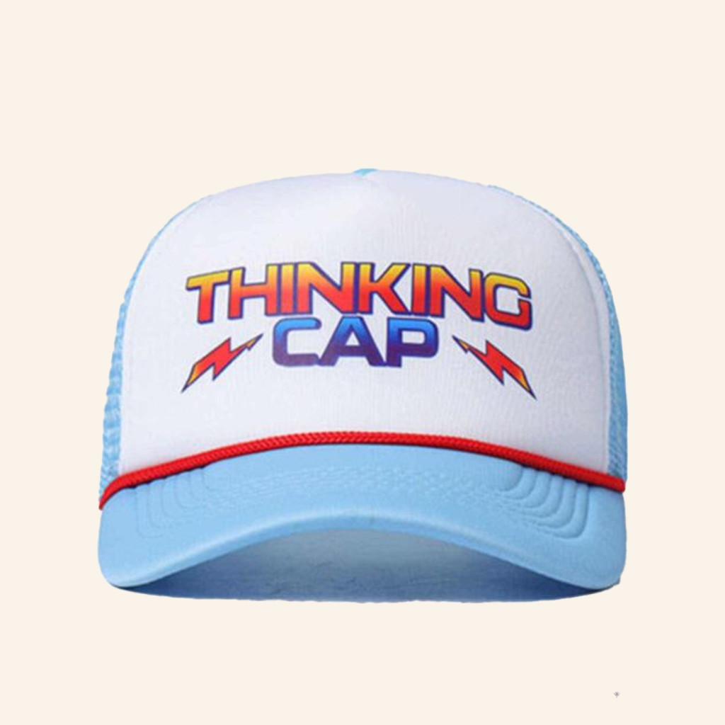Stranger Things Merch Thinking Cap Trucker Hat Best Gifts For Brother