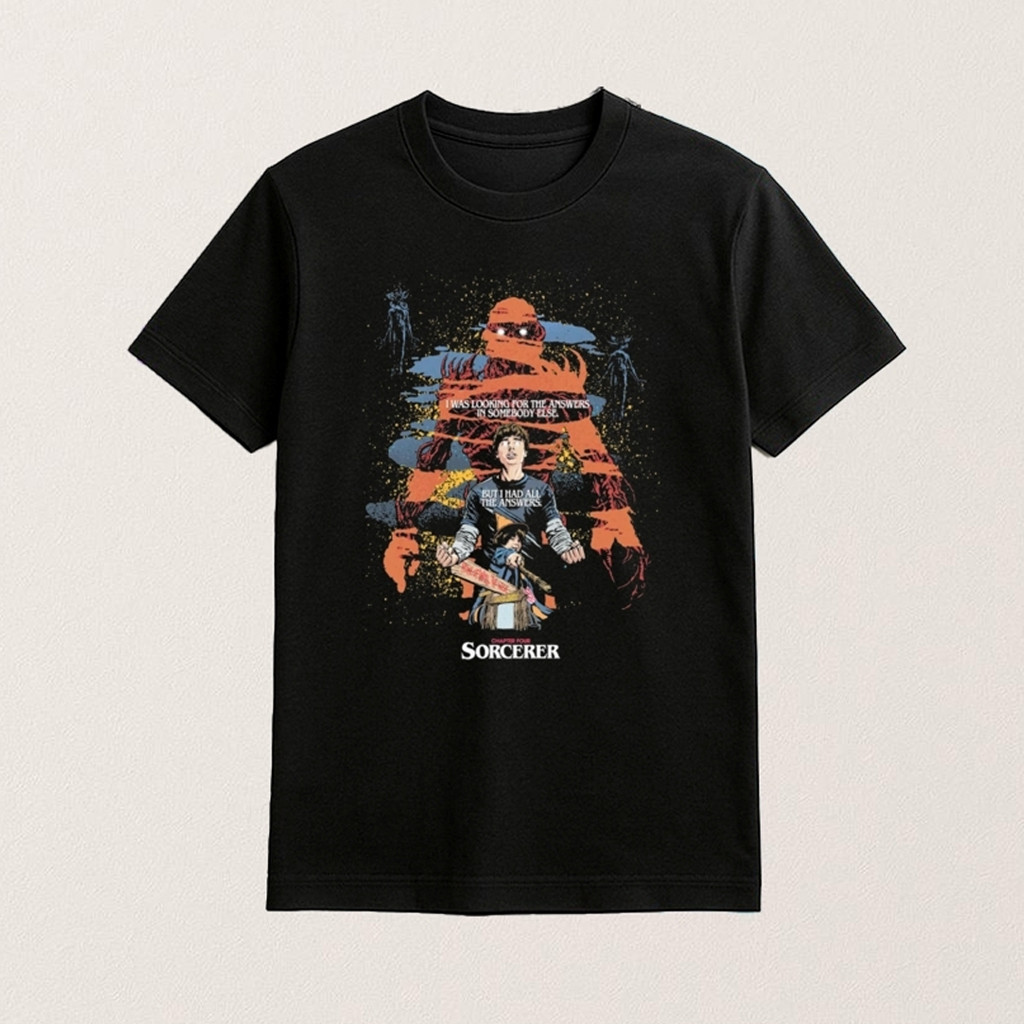 Stranger Things Season 5 T-Shirt Butcher Billy Sorcerer Fan Shirt Gifts For Friends Stranger Things Season 5 T-Shirt Butcher Billy Sorcerer Fan Shirt Gifts For Friends