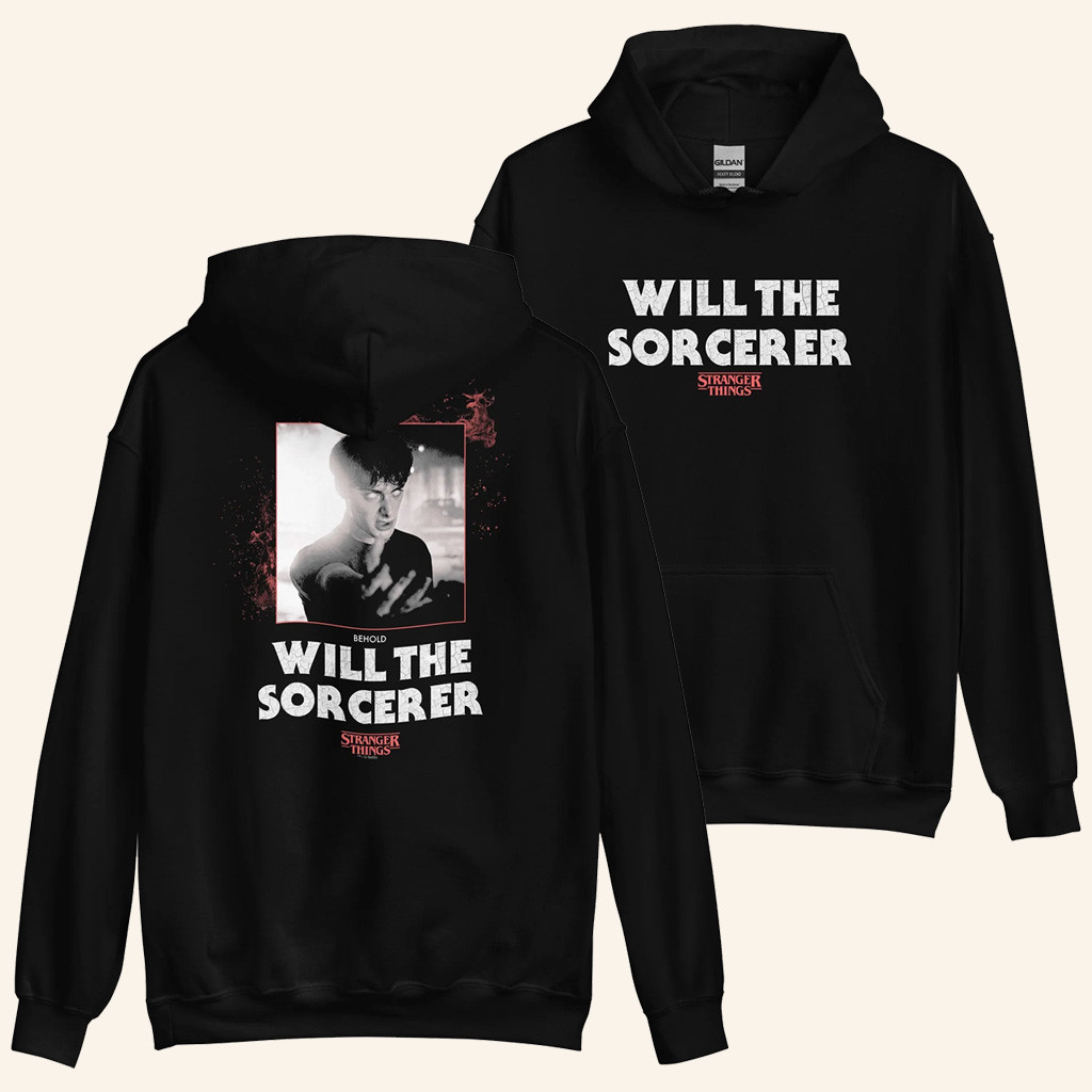 Stranger Things Will Byers Merch Will The Sorcerer Hoodie Stranger Things Merch Fan Gifts