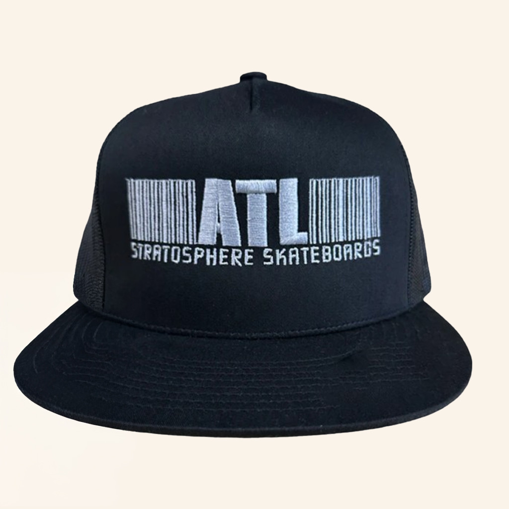Stratosphere Skateboards Merch Stratosphere Barcode Embroidered Trucker Hat Snapback Stratosphere Skateboards Merch Stratosphere Barcode Embroidered Trucker Hat Snapback