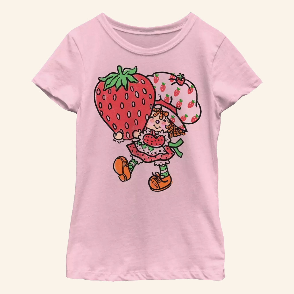 Strawberry Shortcake Merch Strawberry Shortcake Big Strawberry T-Shirt Birthday Gift For Her