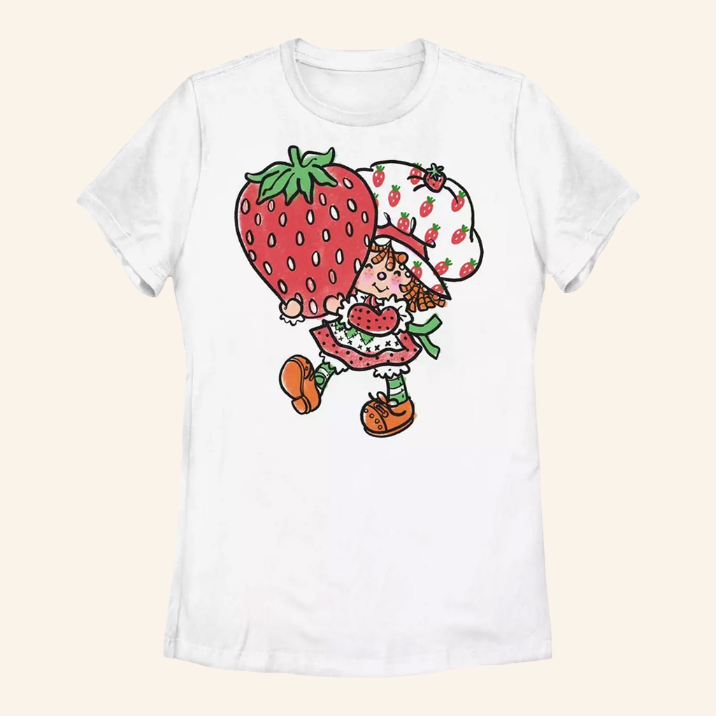 Strawberry Shortcake Merch Strawberry Shortcake Big Strawberry T-Shirt Gifts For Besties