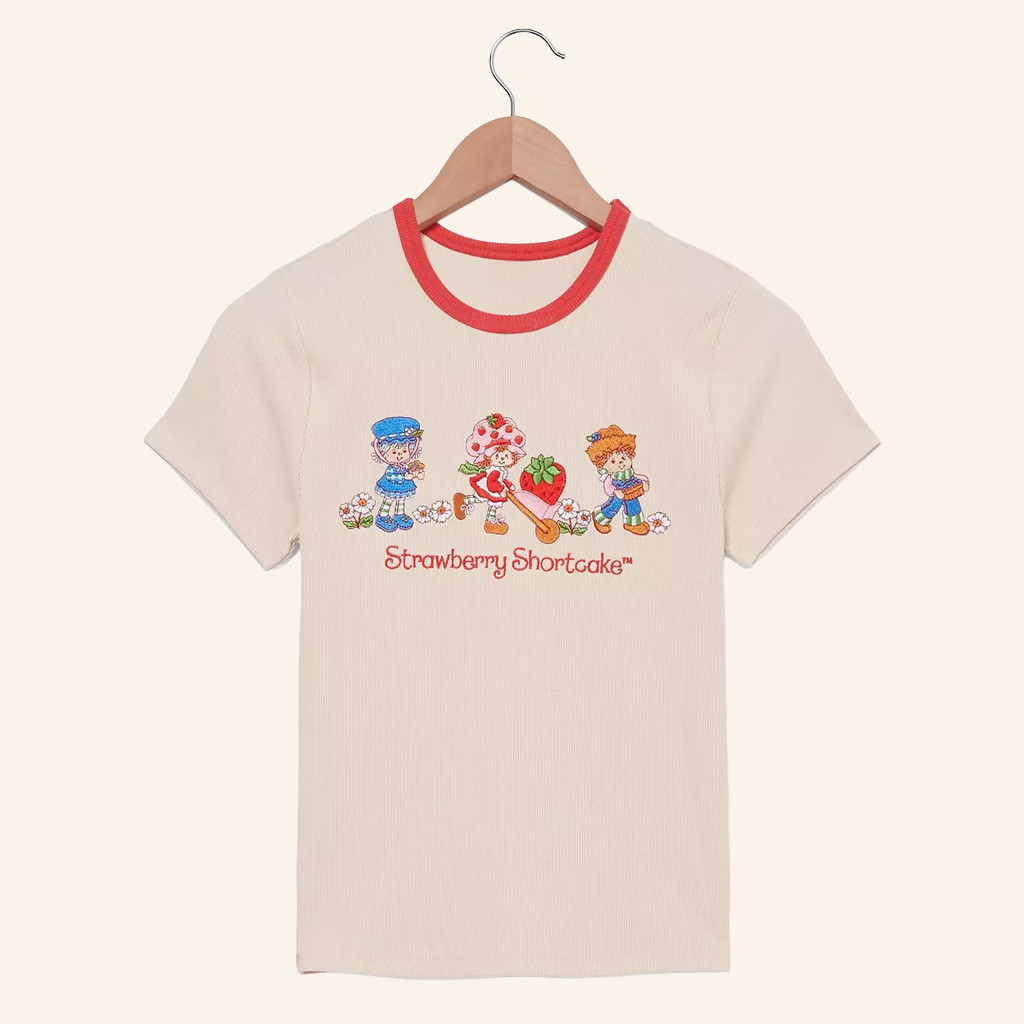 Strawberry Shortcake Merch Strawberry Shortcake Character T-Shirt Birthday Gift For Girlfriend