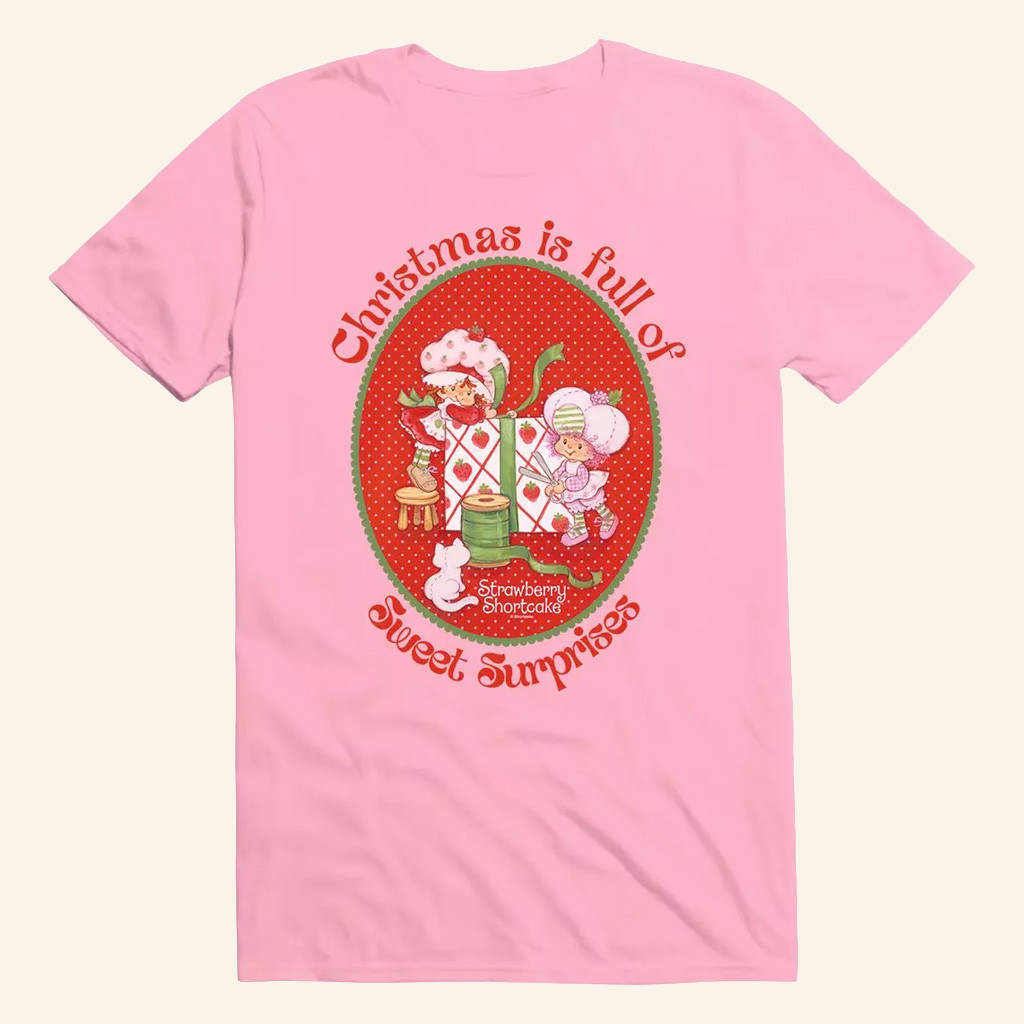 Strawberry Shortcake Merch Strawberry Shortcake Christmas Sweet Surprises T-Shirt Wife Gifts