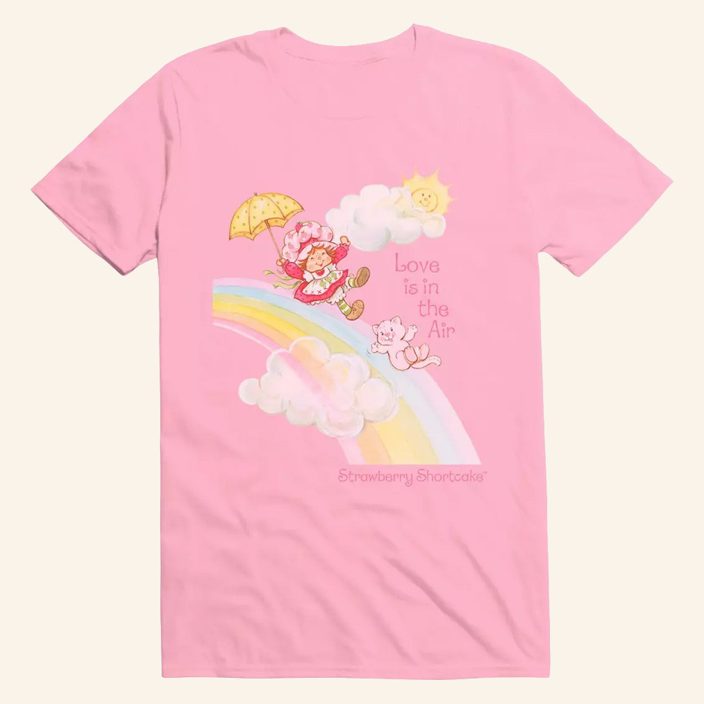 Strawberry Shortcake Merch Strawberry Shortcake Love Is In The Air T-Shirt Gifts For Wife