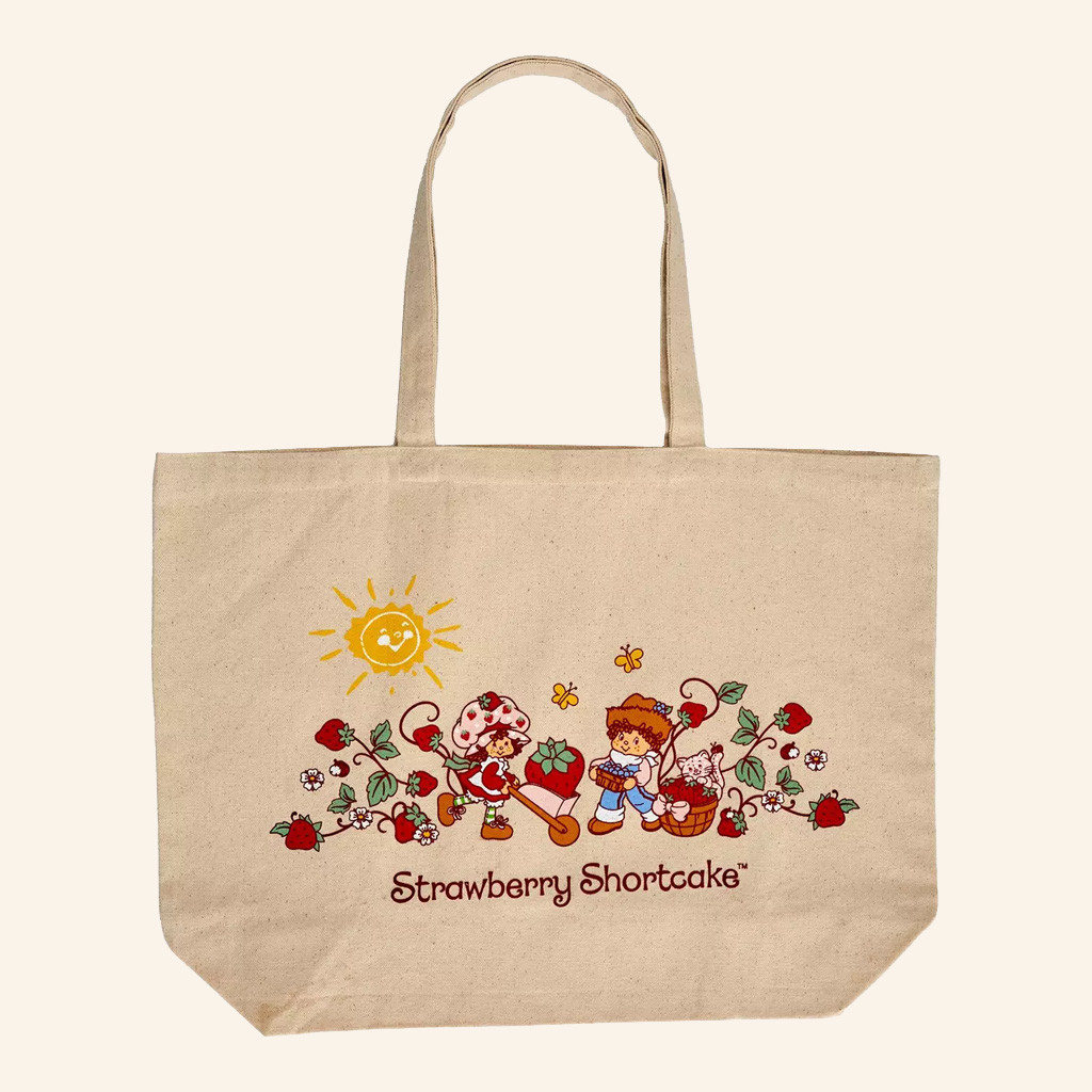 Strawberry Shortcake Merch Strawberry Shortcake Scene Tote Bag Xmas Gifts For Her