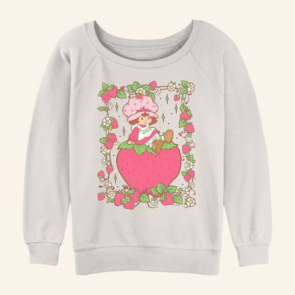 Strawberry Shortcake Merch Strawberry Shortcake Tarot Frame Sweatshirt Gift Ideas For Her